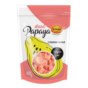 Папая на кубчета, сушен плод, Dr. Keskin, 200гр