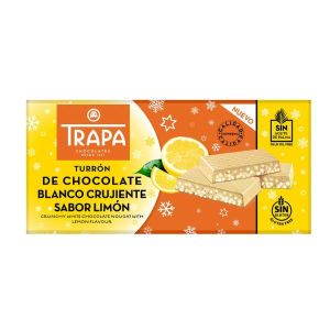 Шоколад Trapa, "Турон" бял с лимон, 175 гр.