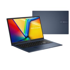 Лаптоп Asus Vivobook X1504VA-BQ5718NA,Intel Core 3 100U 1.2 GHz (10MB Cache, up to 4.7 GHz, 6 cores, 8 Threads), 15.6" FHD,(1920x1080),8GB DDR5 , SSD 256GB, Chiclet Keyboard with Num-key,No OS, Quiet Blue,US, no adapter