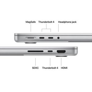 Лаптоп Apple 14-inch MacBook Pro: Apple M5 chip with 10-core CPU and 10-core GPU, 16GB, 1TB SSD - Silver