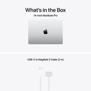 Лаптоп Apple 14-inch MacBook Pro: Apple M5 Pro chip with 18-core CPU and 20-core GPU, 24GB, 2TB SSD - Silver