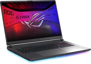Лаптоп Asus Strix G18 G815LW-SA328,  Ultra 9 290HX Plus 2.7 GHz (36MB Cache, up to 5.5 GHz, 24 cores ,18.0 WQXGA(2560X1600) Mini Led, 500nits, AG,240Hz,64GB (2x32GB DDR5-5600) ,1TB , RTX 5080  16GB ,Wi-Fi 7 ,Backlit Kbd 1-Zone RGB,NO OS,Gray + ROG Backpac