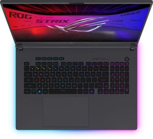 Лаптоп Asus Strix G18 G815LW-SA328,  Ultra 9 290HX Plus 2.7 GHz (36MB Cache, up to 5.5 GHz, 24 cores ,18.0 WQXGA(2560X1600) Mini Led, 500nits, AG,240Hz,64GB (2x32GB DDR5-5600) ,1TB , RTX 5080  16GB ,Wi-Fi 7 ,Backlit Kbd 1-Zone RGB,NO OS,Gray + ROG Backpac