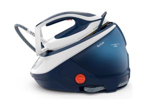 Парогенератор Tefal GV9221E0 ProExpress Protect, blue, 2600W, electronic temp settings, 7,6bars, 140g/min, steam boost 550g/min, Durilium Airglide Autoclean Ultra Thin soleplate, AD, AO, removable water tank 1,8L, calc collector, lock system, fast heat up