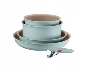 Комплект тигани и тенджери Tefal L8049502 Set 5Pcs Ing6 Harmony Eucal Fr