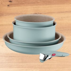 Комплект тигани и тенджери Tefal L8049502 Set 5Pcs Ing6 Harmony Eucal Fr