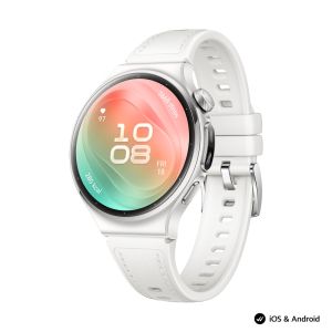 Часовник Huawei Watch 6, Leib-L19L, White, 42.3 mm, 1.38-inch LTPO OLED color screen, 2.4 GHz, BT5.0 and BR+BLE, 64 GB; RAM 2GB, 4G LTE FDD, IP68, IP69, 5ATM, 40-meter diving grade waterproof, NFC, Batt 3 days, 540 mAh + Huawei FreeBuds 7i Conch-T010 Whit
