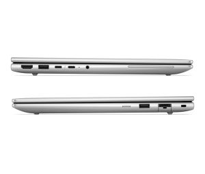Лаптоп HP EliteBook 6 G2i AI 14 Pike Silver, Core Ultra 7 355(up to 4.7Ghz/12MB/80C), 14" WUXGA AG 300nits, 16GB 5600 MHz 1DIMM, 512MB PCIe SSD, WiFi 7 + BT 6, FPR, Backlit Kbd, 3C Batt, Win 11 Pro, 3Y Warranty Onsite