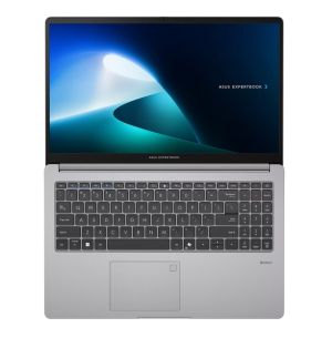 Лаптоп Asus ExpertBook, P1503CVAY-S73509, Intel Core 5 210H 2.2 GHz (12MB Cache, up to 4.8 GHz, 8 Cores, 12 Threads), 15,6" FHD 60Hz, 16GB DRR4(2 x8GB), 512GB SSD, Intel UHD Graphics, No OS, Misty Grey