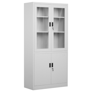 Метален шкаф Carmen CR-1272 J - сив