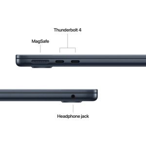 Лаптоп Apple MacBook Air 13.6: with Liquid Retina Apple M5 chip (10-core CPU) and 10-core GPU, 24GB, 1TB SSD, macOS, Midnight, INT keyboard, 2026