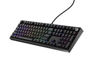 Клавиатура Genesis Mechanical Gaming Keyboard Thor 404 Black RGB Backlight Outemu Peach Silent, US Layout