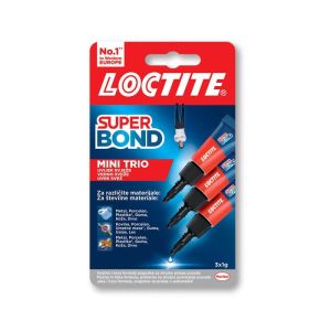 Лепило Loctite Super Bond Mini Trio Моментно 3х1 g в блистер