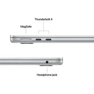 Лаптоп Apple MacBook Air 13.6: Apple M5 chip with 10-core CPU and 8-core GPU, 16GB, 512GB SSD - Silver