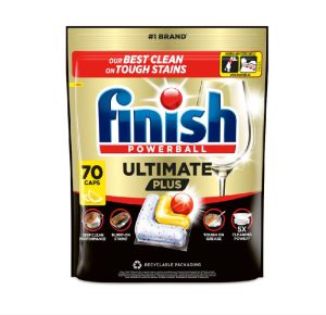 Таблетки за съдомиялна Finish Powerball Ultimate Plus All in 1,  70 бр.