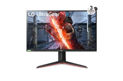 Монитор LG 27GN850-B, 27", Nano IPS 1ms, AG, QHD (2560 x 1440), 144Hz refresh rate, HDR 10, 1000:1, 350cd/m2, DCI-P3 98%, HDMI, DisplayPort, G sync, AMD Free-sync, Height Adjustable, Pivot, Tilt, Headphone Out, Black