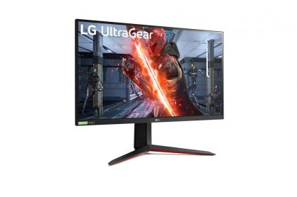Монитор LG 27GN850-B, 27", Nano IPS 1ms, AG, QHD (2560 x 1440), 144Hz refresh rate, HDR 10, 1000:1, 350cd/m2, DCI-P3 98%, HDMI, DisplayPort, G sync, AMD Free-sync, Height Adjustable, Pivot, Tilt, Headphone Out, Black