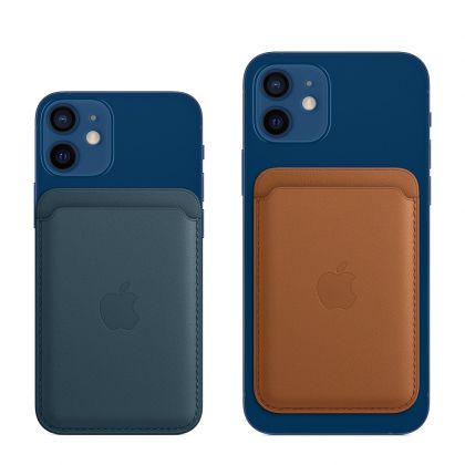 Калъф Apple iPhone Leather Wallet with MagSafe - Saddle Brown 