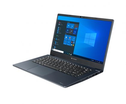 Лаптоп Dynabook Toshiba Tecra A40-J-10X, Intel Core 1135G7 (8M Cache, up to 4.20 GHz), 14''(1920x1080) AG, 8GB 3200MHz DDR4, 512GB SSD PCIe M.2, shared graphics, HD Cam, BT, Intel 11ax+acagn,  Dark Blue, Win10 Pro