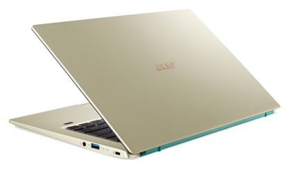 Лаптоп Acer Swift 3X, SF314-510G-538Y, Intel Core i5-1135G7 (up to 4.2Ghz, 8MB), 14" FHD IPS NarrowBoarder, HD Cam, 8GB DDR4, 512GB PCIe SSD, Intel Iris Xe Graphics, TPM, Wi-Fi 6ax, BT, KB Backlight, FPR, Win 10 Pro, Gold+Acer 256GB SSD PCIe