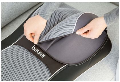 Масажор Beurer MG 295 HD 3D Shiatsu seat cover black + Beurer MG 17 spa mini massager